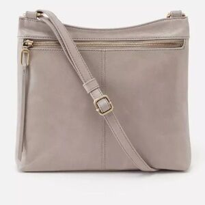 Hobo Purse Campbell Driftwood Crossbody Shoulder Bag Taupe